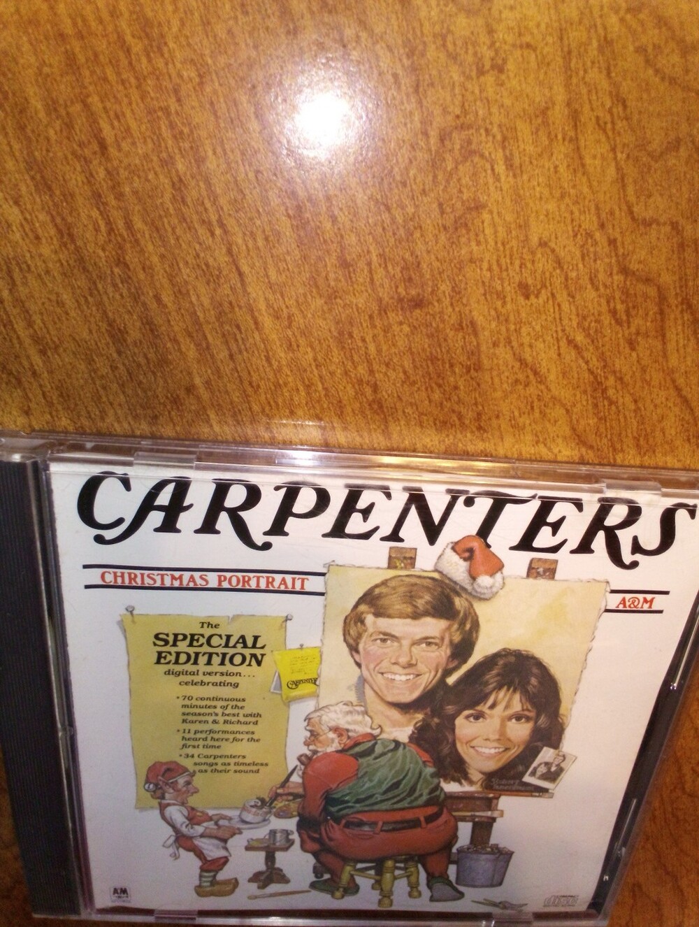 Carpenters Christmas Portrait 1984 A&M Records Early 1984 Japanese Pressing CD